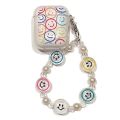【Solo Yolo】Glitter Color Smiley Face Soft Case for Apple Headset 3 Generation AirPods pro Wireless Bluetooth Protective Sleeve Chain. 