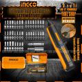 Ingco Lithium-Ion Cordless screwdriver Machine with 42 pcs Screwdriver Bit Accessories with Case.. 