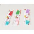 Silicon Spatula and Brush Set for Non Stick Cooking Oiling and Baking - Multicolor. 
