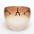 UniColorful Eye Shield Visor Large Mirror cycling Sun Glasses Half Face Shield Guard Protector Face Mask Anti-spray Mask. 