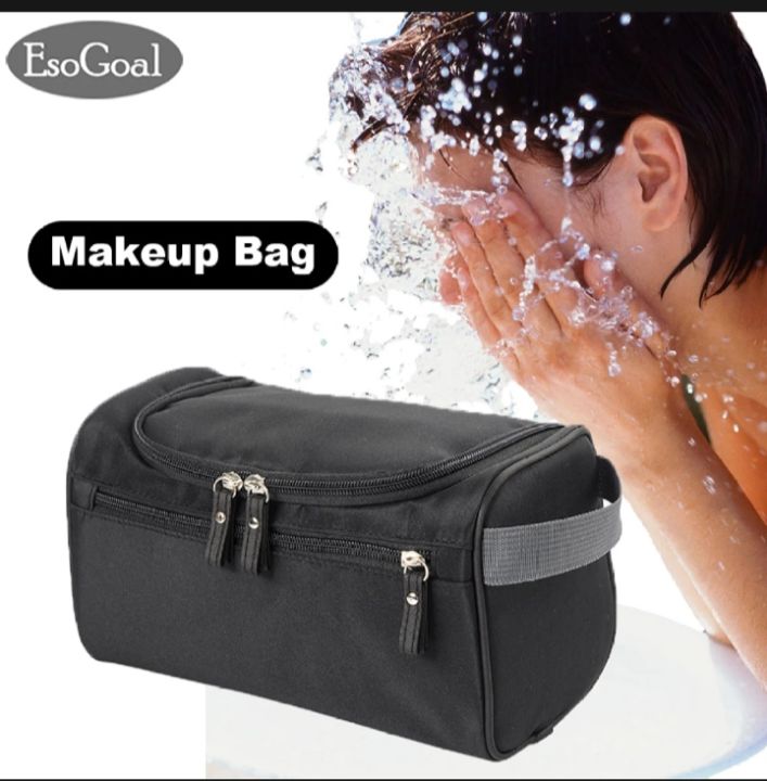 Waterproof Travel Make Up Storage Bag with Pouch For Women Toiletries Organizer Pouch Female Large Capacity Portable Cosmetic Bag