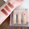 hellostyle new autumn winter lip clay angel girl new color matte lip gloss white lipstick affordable women. 