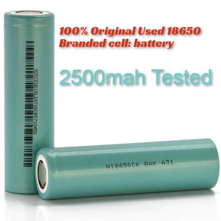 Laptop Battery Pack OF 6 18650 Batteries: Cells 2500Mah Guaranteed