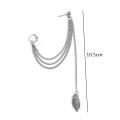 Long Chain Girls Earrings Trendy Hot Fashion Women Ear Cuff (1 Pair). 