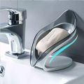 Very stylish Smart soap holder  high quality leaf shape for bathroom and kitchen household essentials self adhesive soap dispenser bathroom accessories kitchen accessories leafy dish. 