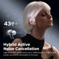 SoundPEATS Capsule3 Pro Wireless Earbuds - Capsule 3 Pro Hi-Res Headphones with LDAC, Hybrid Active Noise Cancellation Earphones with 6 Mics for Calls Wireless Earbuds –Transparent White. 