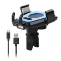 360 Degree Rotation Air Vent Automatic Electric Charger Car Phone Holder ABS Stand Mount for Iphone. 