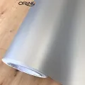 30x60cm Matt Silver Chrome Metallic Matte Vinyl Wrap Car Wrap With Air Bubble Free Chrome Silver Matt Film Vehicle Wrapping Sticker Foil Wraps Film Laptop Skin Phone Cover Motorcycle. 
