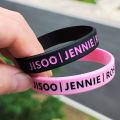 Kpop Idol BLACKPINK JISOO JENNIE ROSE LISA Silicone Bracelet. 