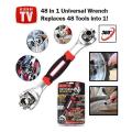 48-In-1 Universal Multi-Function Wrench 360 Degree Rotary Adjustable Spanner. 