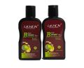 Lichen Professional Dark Brown & Black Hair Color Shampoo Twin Pack 400ml - Soothing Formula for Hair Health. 