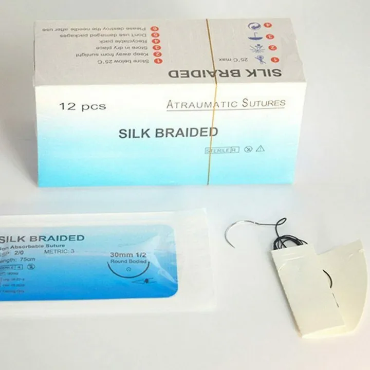 12%20Pieces%20Silk%20Sutures%20Thread%20Natural%20Non-Absorbable%20Needle%20Silk%20Suture%20Non-Injured%20Suture%20Medical%20Thread%20Suture%20-%20Image%205