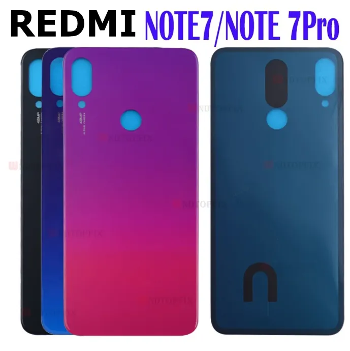 Redmi Note Note Pro Back Glass Battery Cover Rear Door Housing Case  Back Battery Glass Cover Replacement