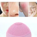 Ultrasonic Skin Deep Cleaning Brush Face Cleansing Brush Massager Waterproof Silicone Massage Usb Rechargeable. 