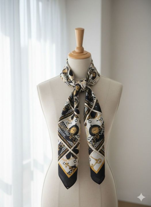 Ladies Stoler || Women Weight less Silk Easy to wear not a slippery stuff Ready to wear width 30/31 Dimension Length 78 inch High Quality