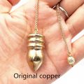 pendant Metal spirit pendulum pure copper solid standard spirit divination psychic media novice pendulum hypnosis divination. 