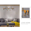Nordic Cast Iron Dots Wall Hooks Antique Finish Metal Clothes Hanger Rack Wall Hook for Room Decor Wall Mounted Hook Hanging Shelf Rack for Key Holder Charging USB Cable Key Customized by ZMT Traders. 