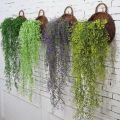 Artificial Plant Home Garden Wedding Decor Garden Wall Party Decoration Hanging Ivy Leaves Artificial Silk Flower Vine Artificial Green Plants. 