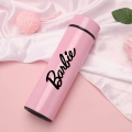 BARBIE Name Water Bottle for girls with LED Temperature Display/Stainless Steel Smart 500ml Water Bottle/Double Wall Vacuum Insulated Leak Proof/Stay Hot Cold /Travel Modern Mug with Vacuum Thermos Flask. 