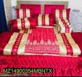 14 Pcs Malai Silk Printed Double Bed Razai Sets. 