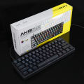 AK61 Hot-Swappable Mechanical Keyboard – 60% to 80%  Compact Layout with Blue Switches, USB Wired Gaming Keyboard. Easy-to-reinstall keys, real RGB backlighting, 61 to 87 custom keys, and a vibrant color light design for a precise and responsive gaming. 