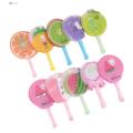 Folding Hand Fan 2pcs Cute Fruit Pattern Handheld Folding Fans for Kids Lightweight Summer Cooling Fans Perfect Children's Gift Sturdy Folding Fan. 