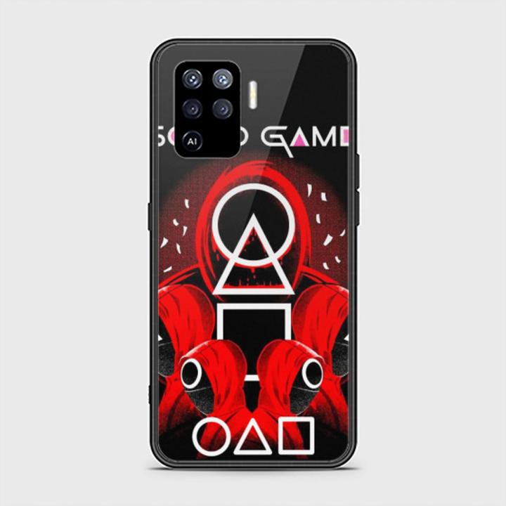 Oppo F19 Pro Cover - SkinLee HQ Infinity Glass Case (Soft) - Out Of Context Squid Game - SKINLEE-697-1-1028-633