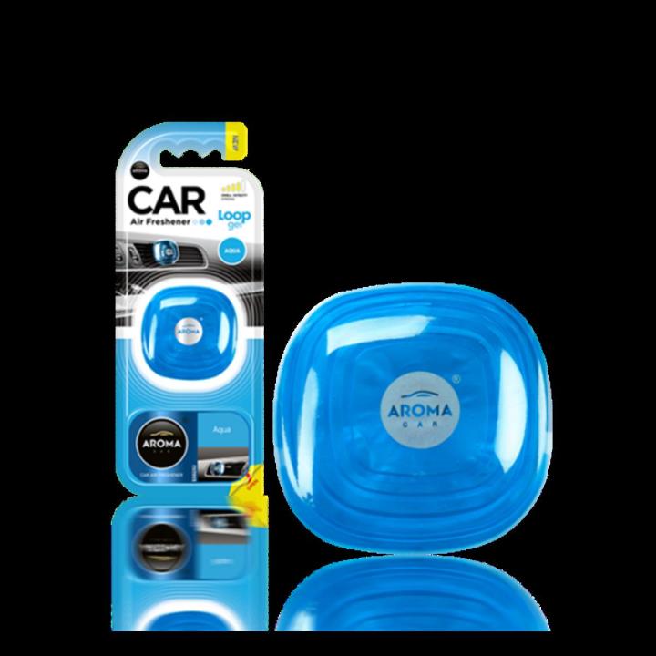 Aroma Car Air Freshener Car Perfume Fragrance Loop Gel Aqua