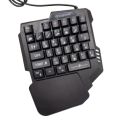 Gaming Set Bluetooth gaming kit WOW Mobile game 5in1 for Android IOS Windows PC phone with backlight Game Combo Pack /Gaming Converter/Wired Gaming Keypad Ergonomic One-headed PUBG / games with wire or with Bluetooth connection. 