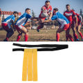 Football Waist Belt Flag Competition Training Waistband Flag Outdoor Sports Pulling Ribbon. 