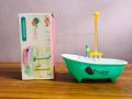 Baby Doll Bath Tub Water Showering Bathtub With Working Shower Best For Gift. 