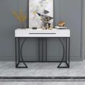 Console Table, Living Room Tables Black Gold Console Table With Drawers, Modern Small Entryway Table. 
