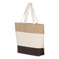 Vagile Heavy Canvas Tri-Color Fancy Canvas Tote Bags for Girls. 