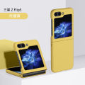 Applicable to Samsung Z Flip5/4/3 Phone Case Foldable Screen Find N3 Flip PC Oil Injection Skin Feeling Protective Shell. 