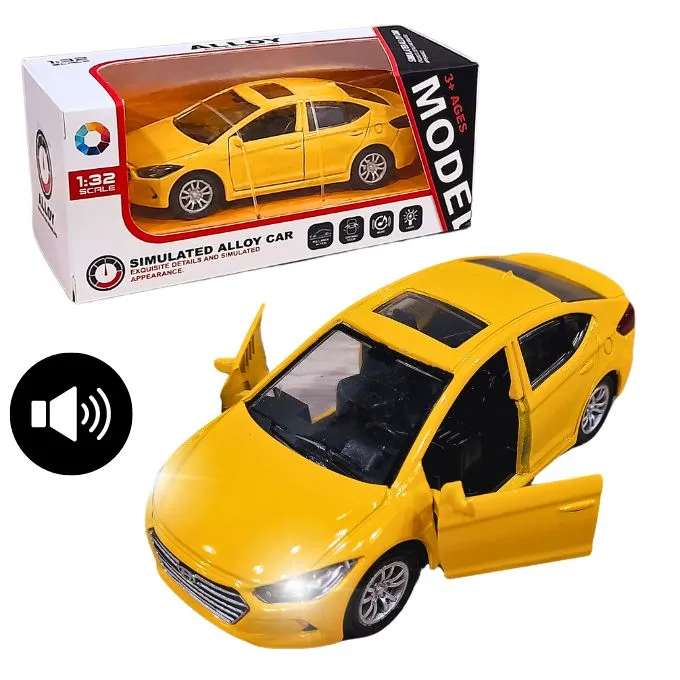 Hyundai Elantra Die cast 1:32 Scale Model With Lights and Sound - Main Image