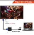 HDMI to VGA Converter With Sound-white. 