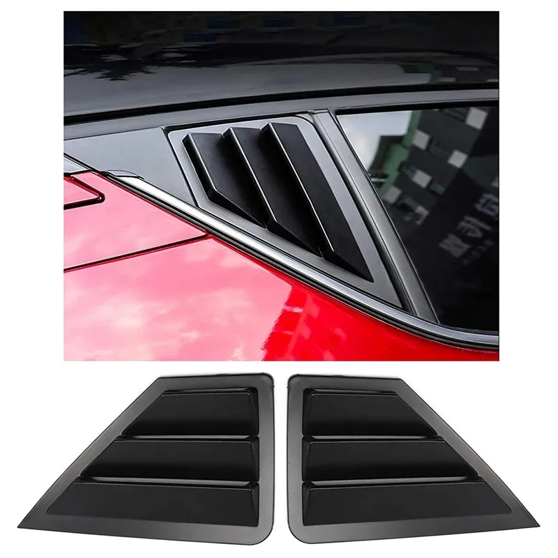 SCITOO ABS Rear Side Window Louvers Air Vent Scoop Shades
