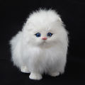 20CM Sounding Stuffed Plush Sounding Cats Toys Soft Electric Cute Plush Cat Dolls for Kids Girl. 