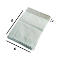 Small Flyer Bags | Courier Flyers With Pocket | Small Size 6x9 | 50 Pieces. 