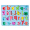 3D Wooden ABC, 123 & Shapes Learning Educational Board for Kids. 