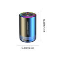 Car Rechargeable Aroma Diffuser With Colorful Stars LED Ambient Light 50ml Intelligent Automatic Air Freshener For Cars Fragrance. 