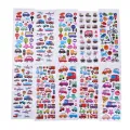 JETTING New Wholesale PC Mobile Phone Stickers Decor Laptop Skin 2PCS DIY Kawaii Cars 3D Paper Stickers. 