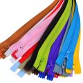 12 multicolor long zips 18 inch lenth. 