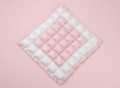 Baby Bellezza Official Baby Bubble Quilt | Handcrafted Soft & Fluffy Buffy Comforter | Newborn Bedding Set of Pink&White, Blue&White , White&Green, Light Pink&White And Navy Blue. 