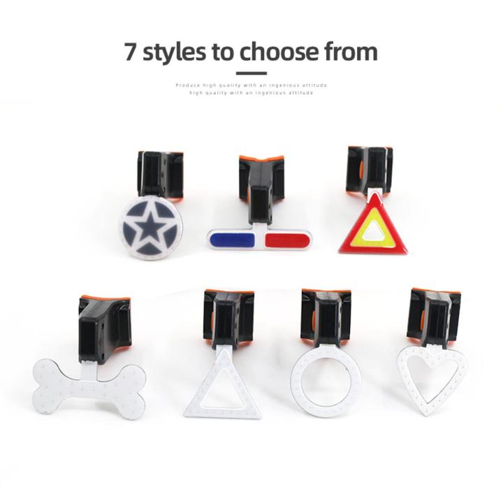 USB Charge Flashlight For Bicycle Light 7 Styles Led Bike Flash Taillight Cycling Night Warning Lights Cyling Lamp