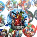 Marvel Water Bottle Sticker The Avengers Movie Waterproof Stickers Children Birthday Party Water Bottle Decoration Supplies Gift. 