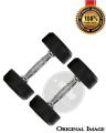 Pair Of Rubber Coated Dumbells 5 Kg  Home Gym Home Exercise. 