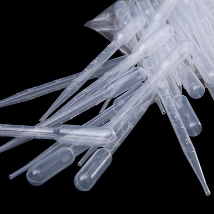 100pcs%203ml%20Capacity%20Transparent%20Plastic%20Disposable%20Graduated%20Transfer%20Pipettes%20Eye%20Dropper%20for%20lab%20chemicals%20experiment%20supplies%20-%20Image%202