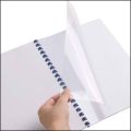 Binding Sheets, Binding Sheets for Books, 100 Pcs Binding Sheet, Legal Size, Full Scape Clear & Blue Binding Cover Sheets, Xray Sheet, 18mm PVC Cover Sheets, Transparent Binding Sheets. 
