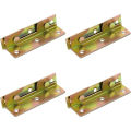 4 Sets Metal Bed Bracket Bed Frame Fixing Connecting Furniture Rail Hook Brackets Hinge Fitting Connector Lock Hardware. 